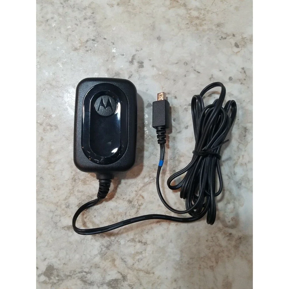 Motorola SPN5185B OEM Mini USB Travel Charger Wall Power Outlet AC Adapter